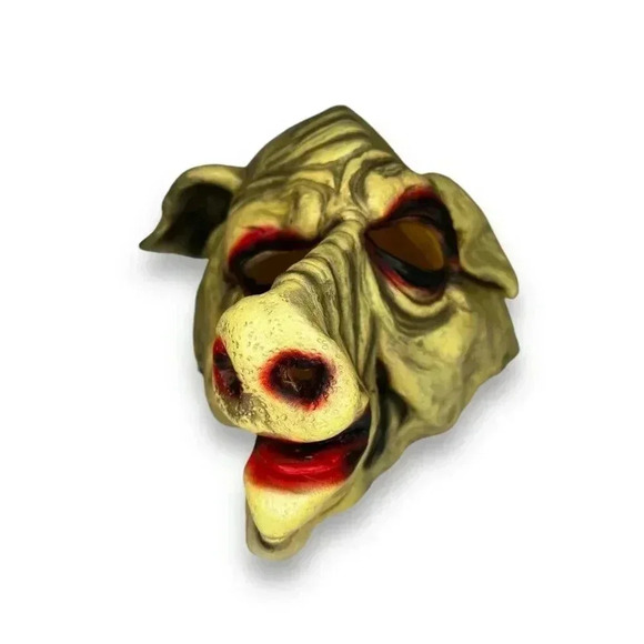 Killer Pig Halloween Mask - Scary Horror Costume Accessory - Picture 4 of 6